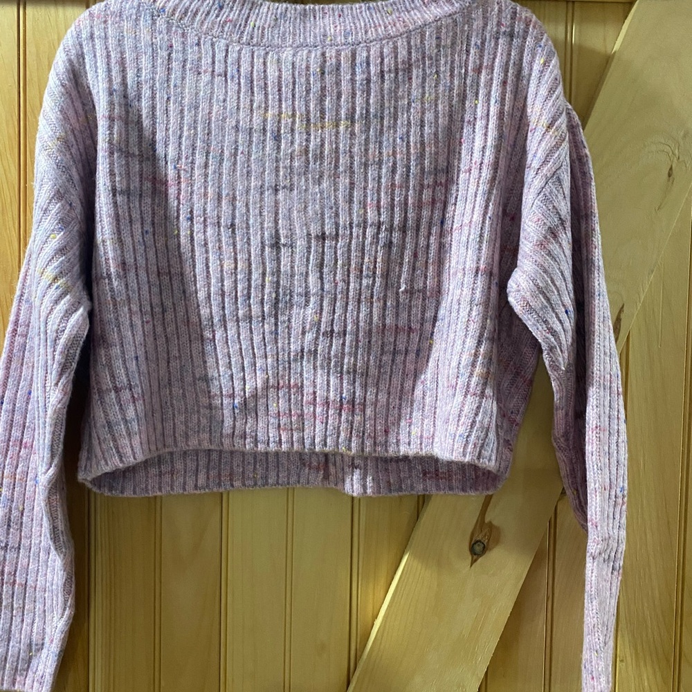 BP Pink Button-Up Ribbed Cardigan NWT - Picture 3 of 5